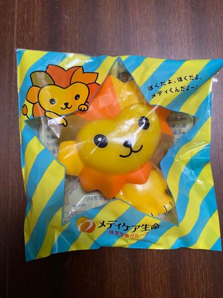 【新品】【未使用品】メディケア生命:メディくん:マスコットチェーン:ぬいぐるみ