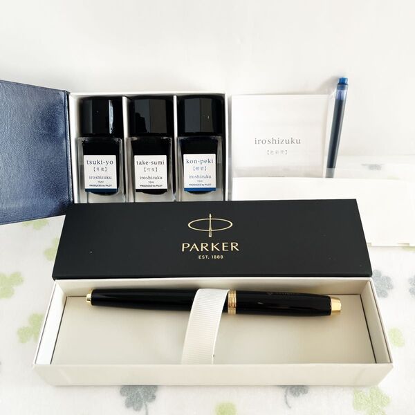 PARKER パーカー 万年筆パイロット 万年筆インキ iroshizuku 3色セット
