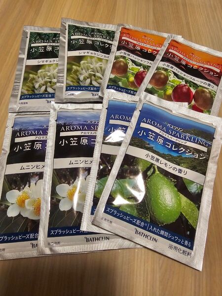 色な香りの入浴剤8点