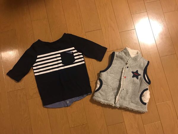 キッズ ベスト カットソー セット 90cm