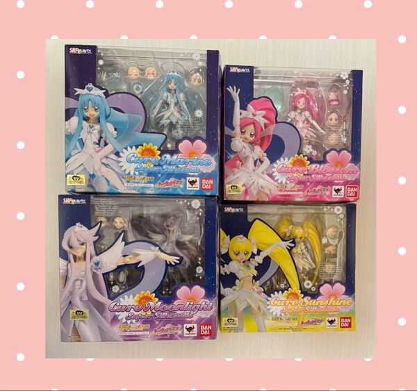 ★S.H.Figuartsフィギュアーツ★ ハートキャッチプリキュア!スーパーシルエット★4体セット