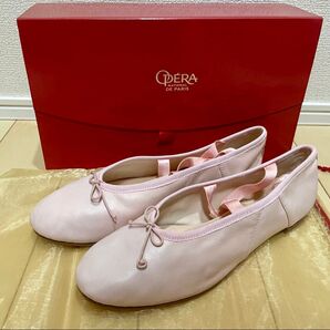 Opera バレーシューズ パンプス フラットシューズ ピンク 38