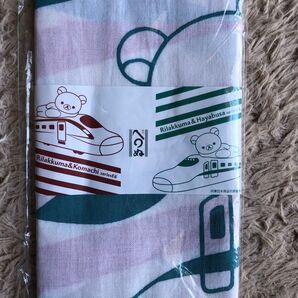 未使用品 かまわぬ リラックマ x はやぶさ x こまち てぬぐい