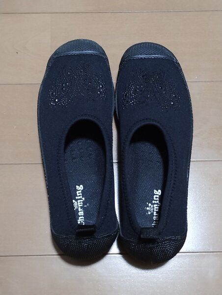 スリッポン 黒 Lサイズ