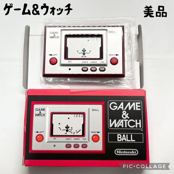 【美品☆】ニンテンドー ゲーム&ウオッチ ボール BALL 外箱 動作確認済み