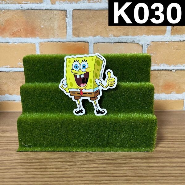 【K030】スポンジ・ボブ GOOD ステッカー 【匿名発送】