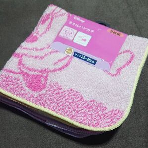 ディズニー タオルハンカチ 2枚組 しまむら購入品