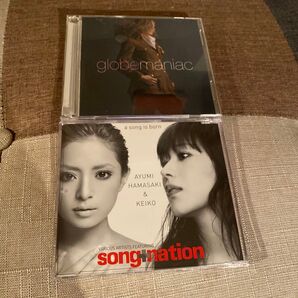 globe 2枚組アルバムmaniac & a song is born