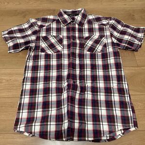 Element 半袖チェックシャツ メンズ