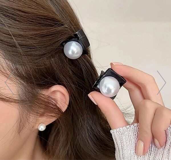 パールミニヘアクリップ