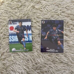 サッカーチップス カード 田中碧 谷口彰悟