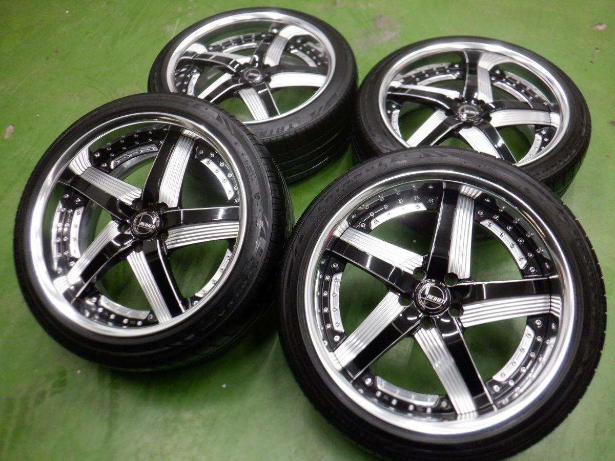 ☆アミスタットWEGA 8Jx19インチ 114.3-5穴 ＋52 4本セット