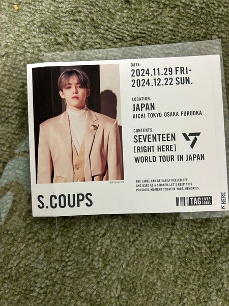 SEVENTEENTAG LIVEラベルS.COUPS未使用品