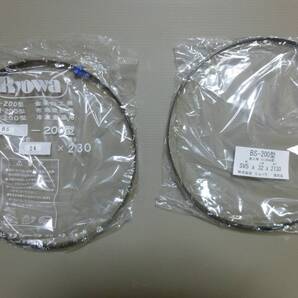 送料無料 BS-200型用 リョーワ製 金工用0.65厚(薄物木工/金工・プラに使用可)5本入組 SV3㎜~SV10㎜ x 山数 x 2130