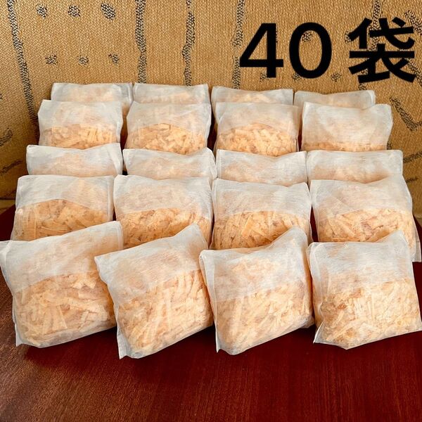 F8 削りたてをお届けします【40袋】国産 ヒノキチップ ひのきおがくず おがくず