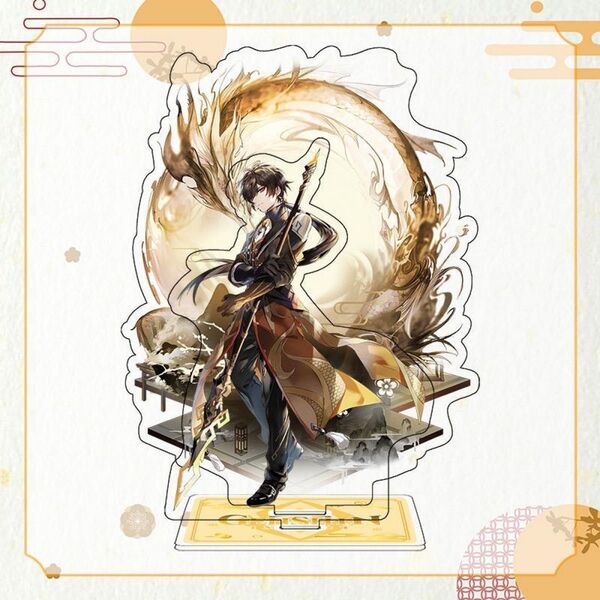 原神 二重アクリルスタンド 鍾離③