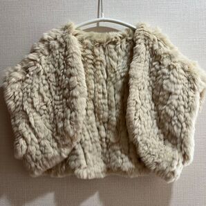 アールユー ru ラビット ボレロ 毛皮 ファーベスト 結婚式