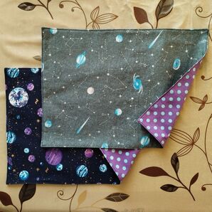 ランチョンマット 25×35 宇宙 ハンドメイド