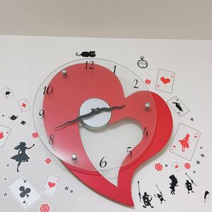 時計 掛け時計 ハート