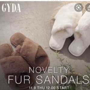 新品未使用 GYDA ファースリッパ