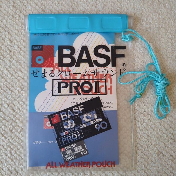 未使用 ★ 非売品 ドイツの名門BASF カセットテープ ポーチ★