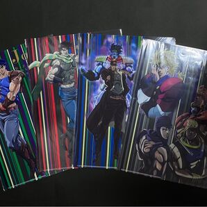 ジョジョ1~3部 クリアファイル 4枚セット(2014年)ローソン限定