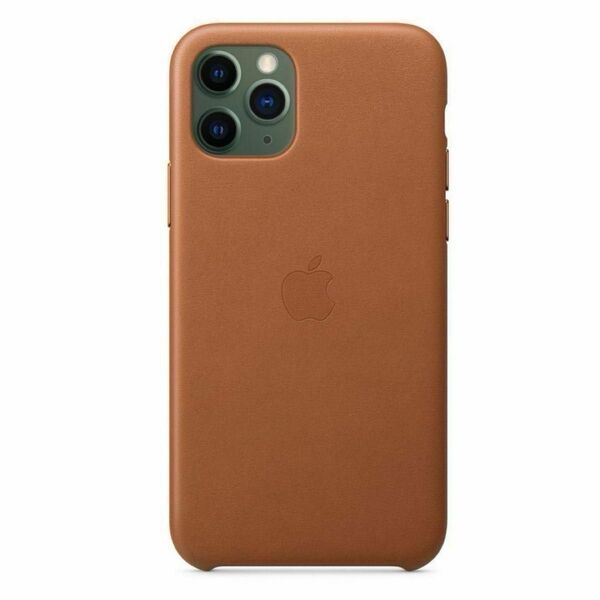 【Apple純正】 iPhone 11 Pro Max レザーケース サドルブラウン