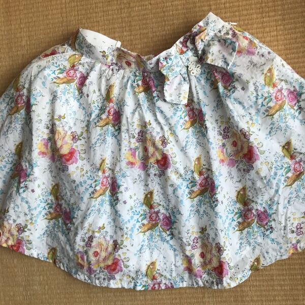 タルティーヌエショコラ tartine et chocolat リバティ スカート 120 花柄 ベベ bebe