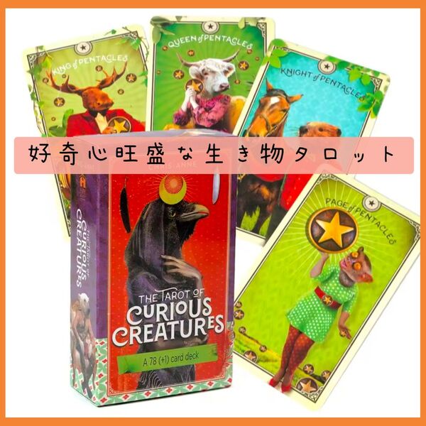 【新品未使用】好奇心旺盛な生き物 タロットオブキュリアスクリーチャーズ curious creatures