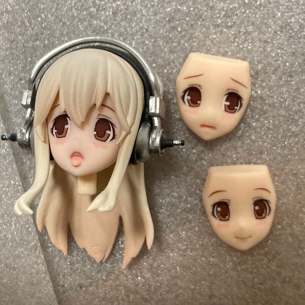 ※ヘッド figma フィギュア ジャンク リボルテック ピコニーモなどにも パーツ 頭部 すーぱーそに子 水着 ニトロプラス