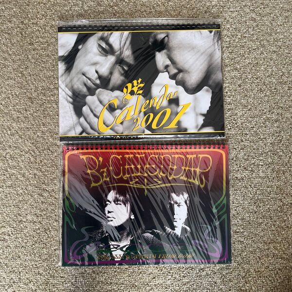 B’z 壁掛けカレンダー 2000年 2001年 未使用品