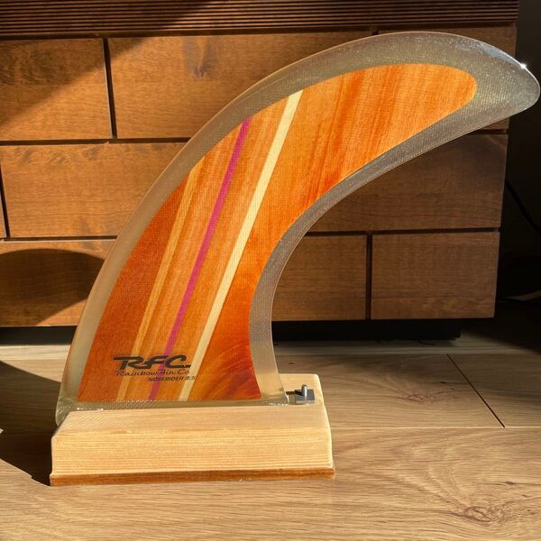 RAINBOW FINレインボーフィン Noserider9.5 WOODロングボード用フィン