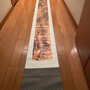 「清明上河図巻」のレプリカ蒔絵掛軸 掛軸 印刷 模写
