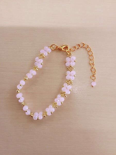 No.54 ハンドメイド ビーズアクセサリー ブレスレット
