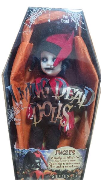 極美品 希少 Living Dead Dolls リビングデッドドールズ ジングルス ホラー ドール ホラー人形 北 海外おもちゃ