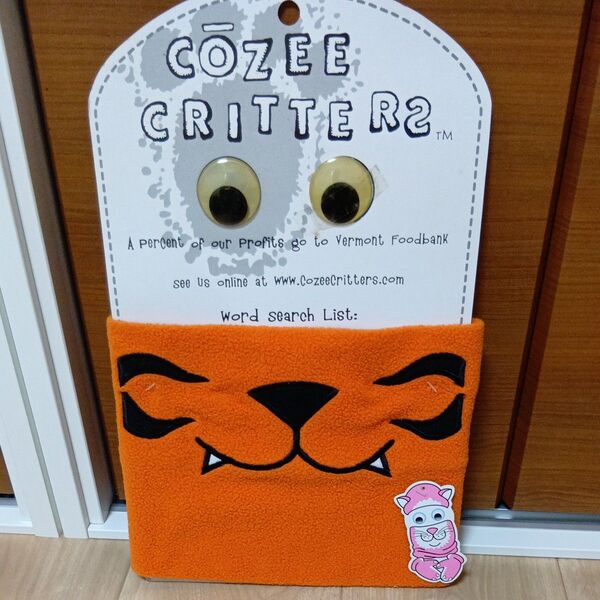 Cozee Critters U.S.A コージークリッターズ ネックラップ ネックウォーマー 防寒対策 虎 トラ Tiger 首