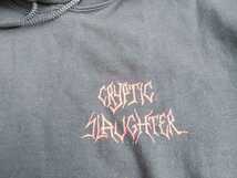 CRYPTIC SLAUGHTER スウェット パーカー convicted 黒L / slayer metallica anthrax s.o.d.c.o.c. d.r.i. accused attitude adjustment_画像4