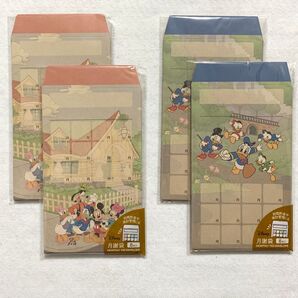 ディズニー ミッキー&フレンズ 月謝袋 2種×2セット 計4点 家計管理