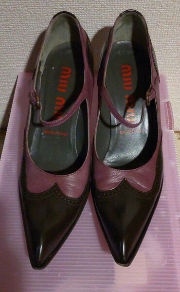 【MIU MIU】ミュウミュウ パンプス24cm