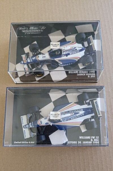 ミニチャンプス1/43 ウィリアムズ D.ヒル 2台セット