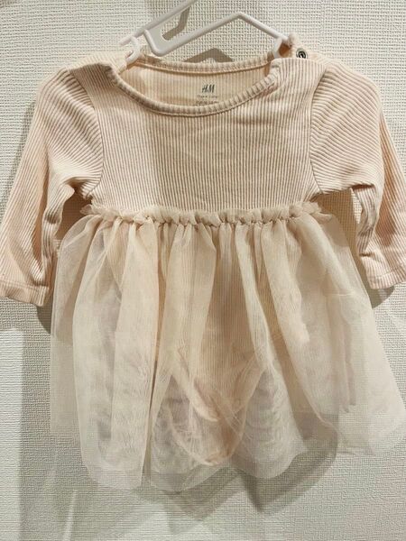 【未使用品】H&M ベビー服 ワンピース オーガニックコットン