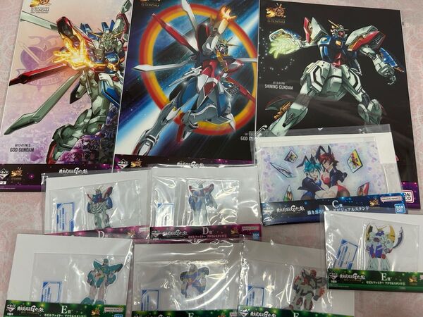 一番くじ バンダイ BANDAI Gガンダム 描きおろしビッグビジュアルスタンド レイン アレンビー アクリルスタンド