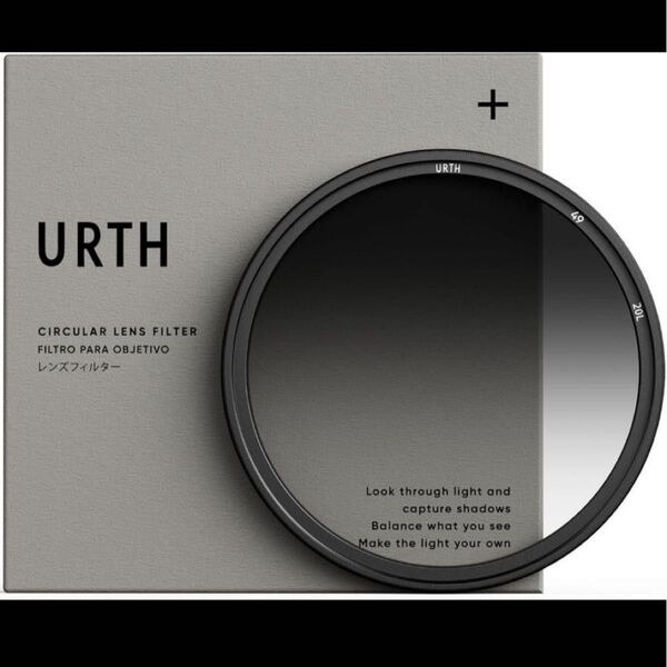 Urth 49mm ソフトグラデーション ND8 レンズフィルター(プラス+) NDフィルター