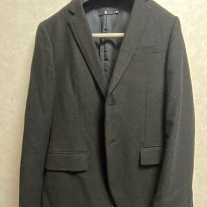 UNIQLO +J ウールブレンド ジャケット ブラック L