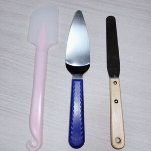 シリコンベラ Sekizoケーキサーバー 貝印木製スパチュラ 3点まとめ売り