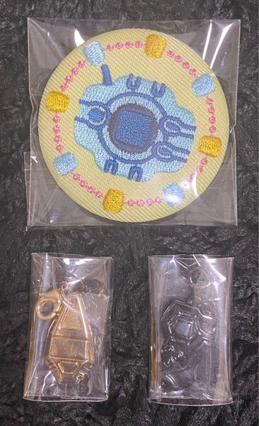 デジモンアドベンチャー デジモン デジヴァイス 刺繍ブローチ 刺繍バッジ タグ ディースキャナ チャーム