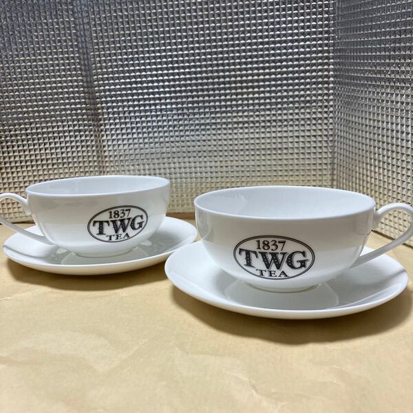 TWG ティーカップとソーサー 2客