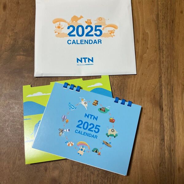 【新品】NTN シール付き卓上カレンダー 2025年