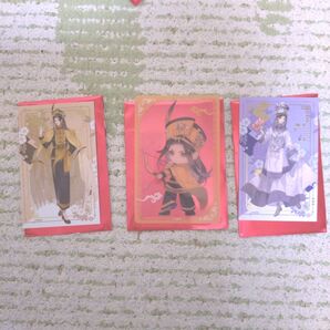魔道祖師 風月同天 箔押し風イラストカード 金家A