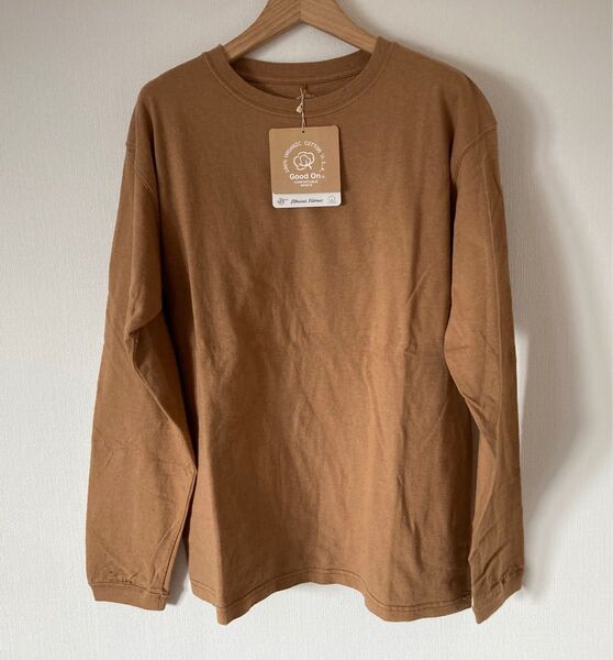 新品 グッドオン オーガニックコットン長袖Tシャツ XL ロンT